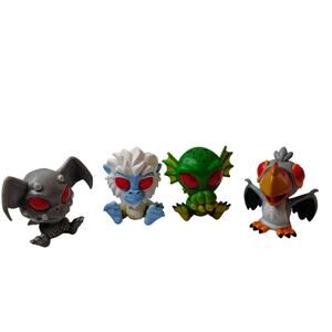 Cryptkins Cryptozoic 2" mini figures lot Gargoyle Yeti Cthulhu Thunderbird